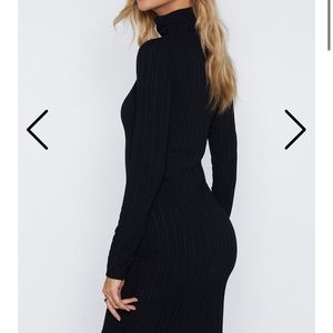 Nasty Gal Ribbed body-con dress